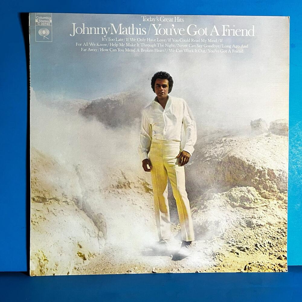 Johnny Mathis – You’ve Got A Friend LP Vinyl Record 1971 Columbia C 30740 Stereo